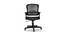 Cherry Study Chair (Black) by Urban Ladder - Cross View Design 1 - 570271