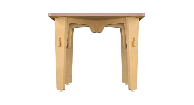 Lime Fig Solid Wood Table - Pink (Medium) (Pink, Matte Finish) by Urban Ladder - Front View Design 1 - 570442