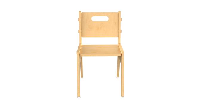 Silver Peach Solid Wood Chair-Natural (Natural, Matte Finish) by Urban Ladder - Front View Design 1 - 570445