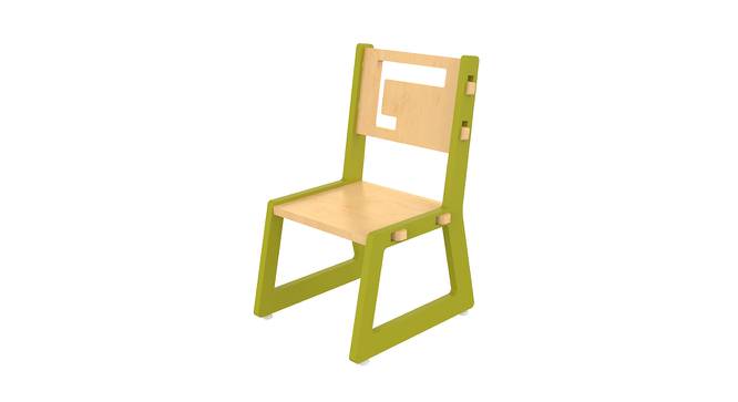 Blue Apple Solid Wood Chair -Green (Green, Matte Finish) by Urban Ladder - Cross View Design 1 - 570459