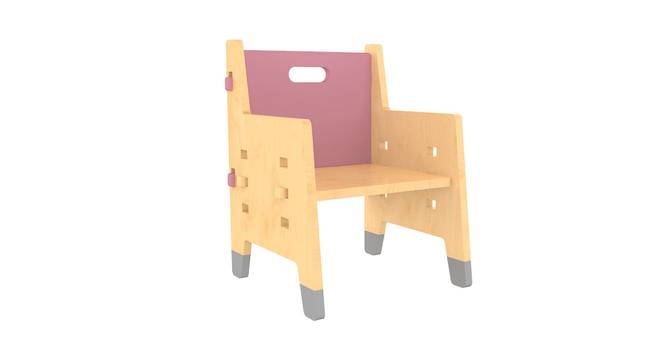 Purple Mango Weaning Solid Wood Chair -Pink (Pink, Matte Finish) by Urban Ladder - Cross View Design 1 - 570462