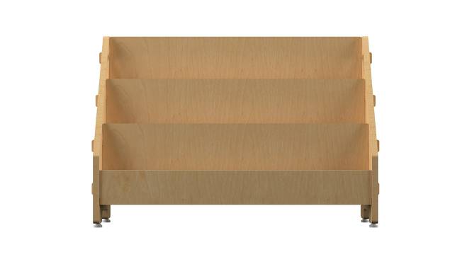 Ochre Olive Solid Wood Book Rack-Natural (Natural, Matte Finish) by Urban Ladder - Front View Design 1 - 570536