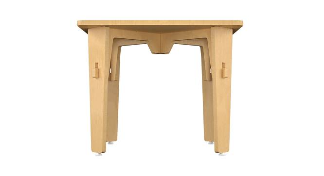 Lime Fig Solid Wood Table - Natural (Medium) (Natural, Matte Finish) by Urban Ladder - Front View Design 1 - 570537