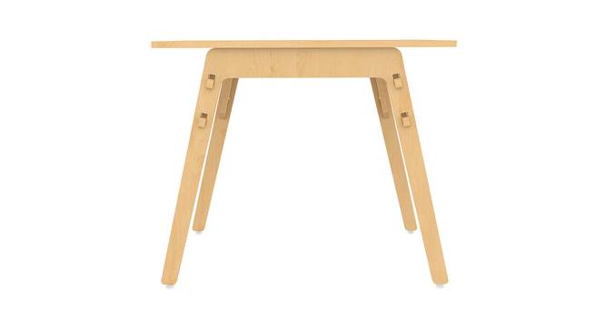 Black Kiwi Solid Wood Table - Natural (Natural, Matte Finish) by Urban Ladder - Front View Design 1 - 570538