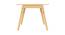 Black Kiwi Solid Wood Table - Natural (Natural, Matte Finish) by Urban Ladder - Front View Design 1 - 570538