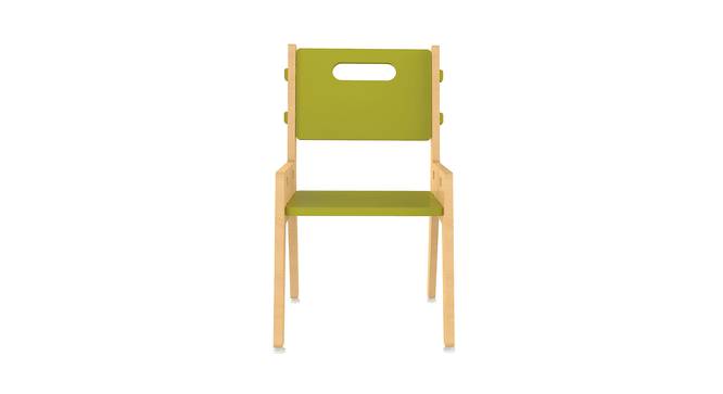 Silver Peach Solid Wood Chair-Green (Green, Matte Finish) by Urban Ladder - Front View Design 1 - 570541