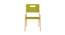 Silver Peach Solid Wood Chair-Green (Green, Matte Finish) by Urban Ladder - Front View Design 1 - 570541