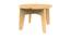 White Grape Solid Wood Stool - Beige (Natural, Matte Finish) by Urban Ladder - Front View Design 1 - 570544