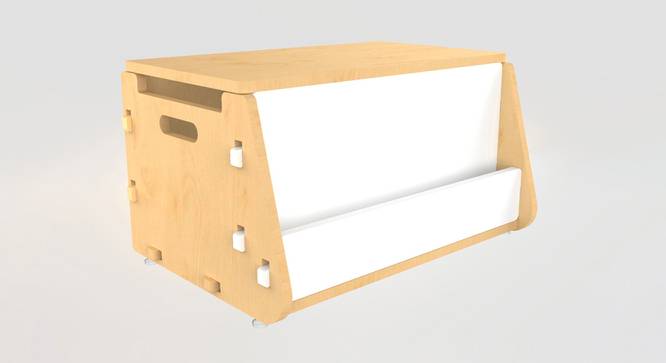 Aqua Plum Toy Solid Wood Chest-White (White, Matte Finish) by Urban Ladder - Cross View Design 1 - 570549