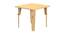 Lime Fig Solid Wood Table - Natural (Medium) (Natural, Matte Finish) by Urban Ladder - Cross View Design 1 - 570551