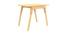 Black Kiwi Solid Wood Table - Natural (Natural, Matte Finish) by Urban Ladder - Cross View Design 1 - 570552