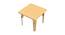 Lime Fig Solid Wood Table - Natural (Medium) (Natural, Matte Finish) by Urban Ladder - Design 1 Side View - 570565