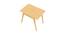 Black Kiwi Solid Wood Table - Natural (Natural, Matte Finish) by Urban Ladder - Rear View Design 1 - 570580