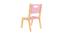 Grey Guava Solid Wood Chair -Pink (Pink, Matte Finish) by Urban Ladder - Rear View Design 1 - 570582