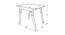 Black Kiwi Solid Wood Table - Natural (Natural, Matte Finish) by Urban Ladder - Design 1 Dimension - 570608