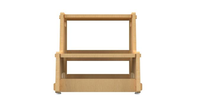 Maroon Apricot Step Solid Wood Stool - Beige (Natural, Matte Finish) by Urban Ladder - Front View Design 1 - 570646