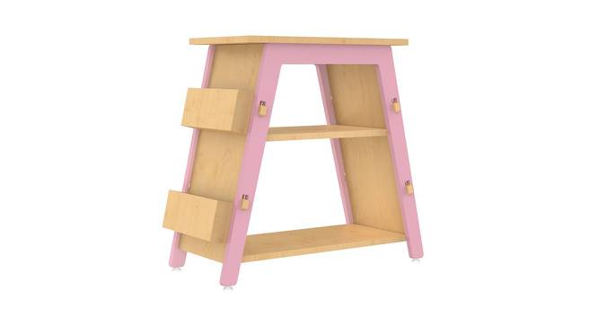 Red Pear Solid Wood Bookshelf -Pink (Pink, Matte Finish) by Urban Ladder - Cross View Design 1 - 570648
