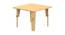 Lime Fig Solid Wood Table - Natural (Small) (Natural, Matte Finish) by Urban Ladder - Cross View Design 1 - 570652
