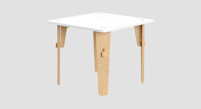 Lime Fig Solid Wood Table - White (Medium) (White, Matte Finish) by Urban Ladder - Cross View Design 1 - 570653