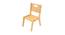 Grey Guava Solid Wood Chair -Natural (Natural, Matte Finish) by Urban Ladder - Cross View Design 1 - 570654