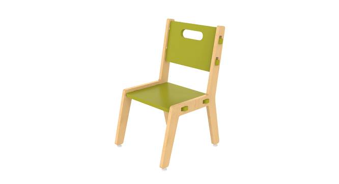 Grey Guava Solid Wood Chair -Green (Green, Matte Finish) by Urban Ladder - Cross View Design 1 - 570655
