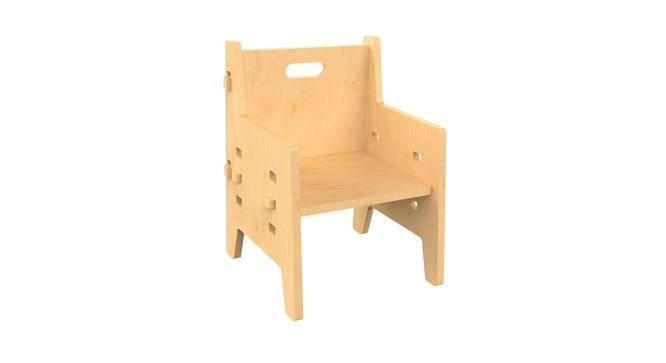 Purple Mango Weaning Solid Wood Chair -Natural (Natural, Matte Finish) by Urban Ladder - Cross View Design 1 - 570658