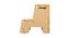 Maroon Apricot Step Solid Wood Stool - Beige (Natural, Matte Finish) by Urban Ladder - Design 1 Side View - 570676