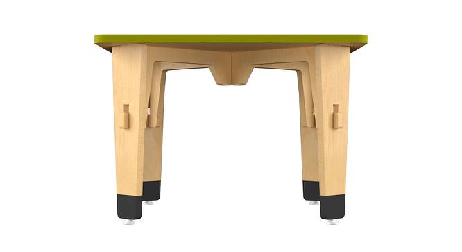 Lime Fig Solid Wood Table - Green (Small) (Green, Matte Finish) by Urban Ladder - Front View Design 1 - 570731