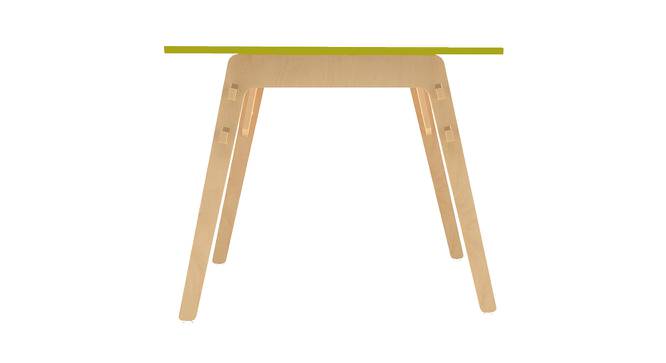 Black Kiwi Solid Wood Table - Green (Green, Matte Finish) by Urban Ladder - Front View Design 1 - 570736