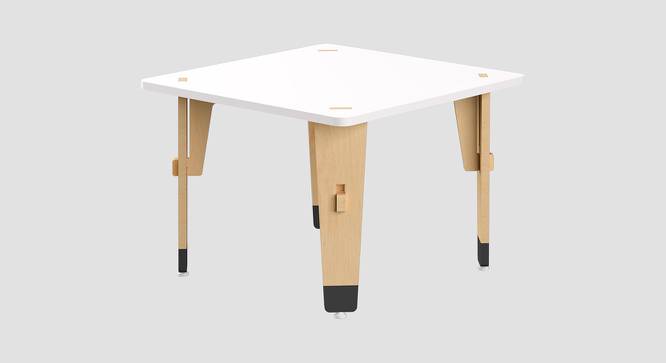 Lime Fig Solid Wood Table - White (Small) (White, Matte Finish) by Urban Ladder - Cross View Design 1 - 570746