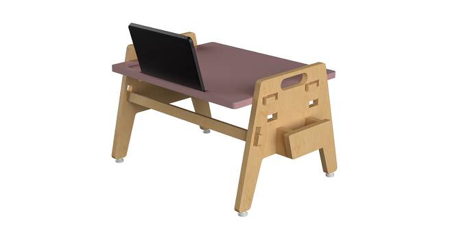 Metallic Berries  Floor Solid Wood Table - Pink (Pink, Matte Finish) by Urban Ladder - Cross View Design 1 - 570752