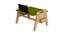 Metallic Berries  Floor Solid Wood Table - Green (Green, Matte Finish) by Urban Ladder - Cross View Design 1 - 570753