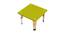 Lime Fig Solid Wood Table - Green (Small) (Green, Matte Finish) by Urban Ladder - Design 1 Side View - 570764
