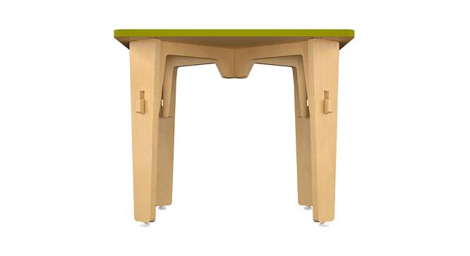 Lime Fig Solid Wood Table - Green (Medium) (Green, Matte Finish) by Urban Ladder - Front View Design 1 - 570770
