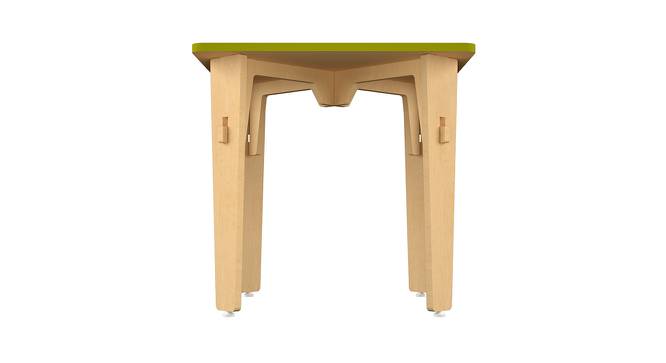 Lime Fig Solid Wood Table - Green (Large) (Green, Matte Finish) by Urban Ladder - Front View Design 1 - 570774
