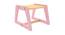 Charcoal Chikku Solid Wood Stool - Pink (Pink, Matte Finish) by Urban Ladder - Cross View Design 1 - 570793