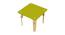Lime Fig Solid Wood Table - Green (Medium) (Green, Matte Finish) by Urban Ladder - Design 1 Side View - 570799