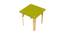Lime Fig Solid Wood Table - Green (Large) (Green, Matte Finish) by Urban Ladder - Design 1 Side View - 570804