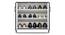 Alex Shoe Cabinet (Dark Wenge Finish, 9 Pair Configuration) by Urban Ladder - Design 1 Side View - 570905