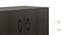 Alex Shoe Cabinet (Dark Wenge Finish, 9 Pair Configuration) by Urban Ladder - Ground View Design 1 - 570908