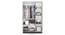 Zoey Three Door Wardrobe (Without Mirror Configuration, Dark Wenge Finish) by Urban Ladder - Design 1 Side View - 570972