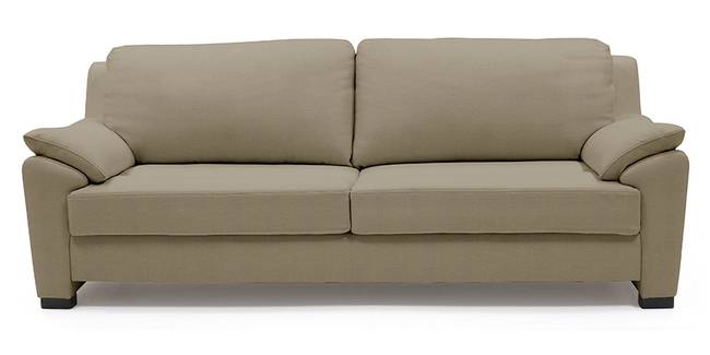 Farina Half Leather Sofa (Cappuccino Italian Leather) (Cappuccino, Regular Sofa Size, Regular Sofa Type, Leather Sofa Material)