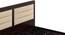 Ritz Solid Wood Hydraulic Storage Bed (Mahogany Finish, King Bed Size) by Urban Ladder - Design 1 Close View - 571059