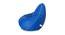 Bruno Leatherette Filled Bean Bag (Royal Blue, with beans Bean Bag Type, XL Bean Bag Size) by Urban Ladder - Design 1 Close View - 571141