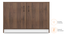 Alex Shoe Cabinet (Classic Walnut Finish, 12 pair Configuration) by Urban Ladder - Design 1 Side View - 571288