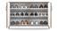 Alex Shoe Cabinet (Classic Walnut Finish, 12 pair Configuration) by Urban Ladder - Ground View Design 1 - 571294
