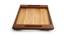 Gilead Brown Solid Wood Serving Tray (Natural Light and Dark Brown) by Urban Ladder - Design 2 Side View - 572180