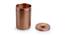Blooming Flower Brown  Container With Lid (Copper) by Urban Ladder - Front View Design 1 - 572967