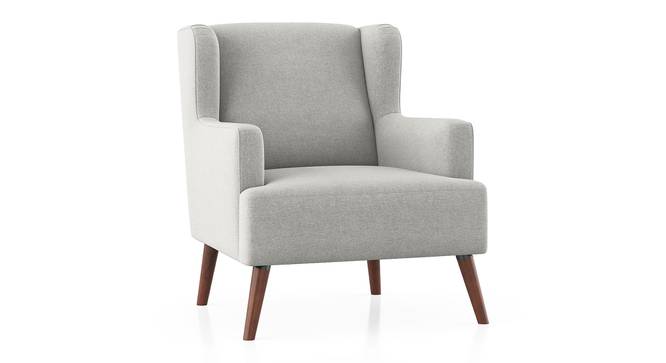 Brando Arm Chair (Vapour Grey) by Urban Ladder - Front View Design 1 - 