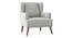 Brando Arm Chair (Vapour Grey) by Urban Ladder - Front View Design 1 - 